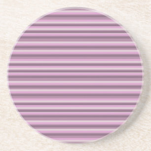 Pink stripes coaster