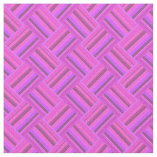 Pink stripes diagonal weave pattern fabric