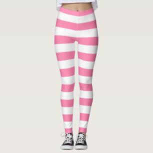 Pink Stripes Leggings