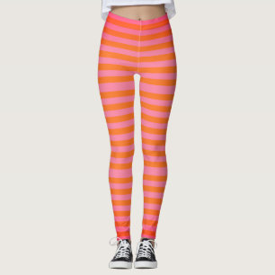 Pink Stripes leggings