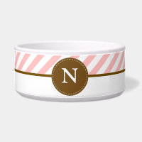 Pink Stripes Monogram