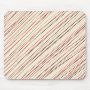 Pink Stripes Mouse Mat