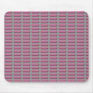 Pink Stripes Mouse Mat