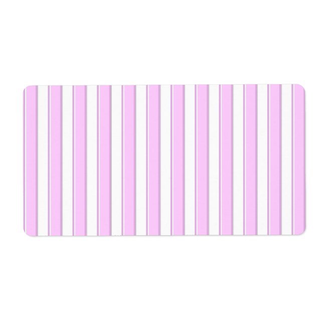Pink Stripes on White (Front)