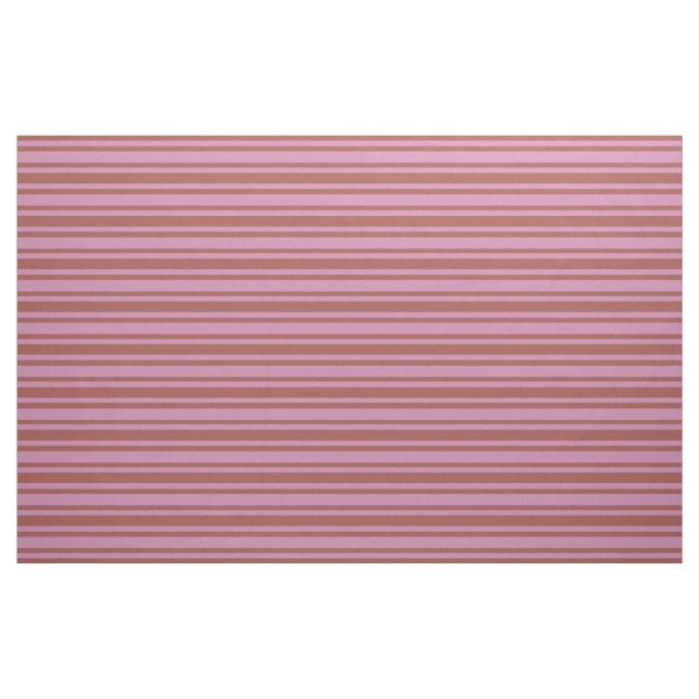 Pink Stripes Pattern customizable fabric (Yard)