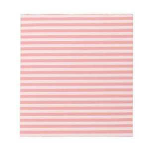 Pink Stripes Pattern Notepad