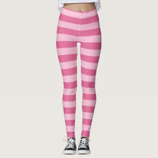 pink stripes pattern tights