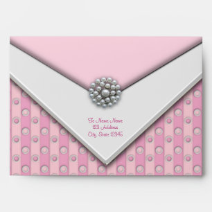 Pink Stripes Pink Dots Pink Envelopes