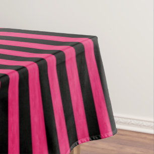 Pink Stripes Tablecloth