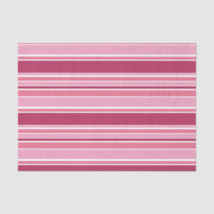 Pink stripes tissue paper