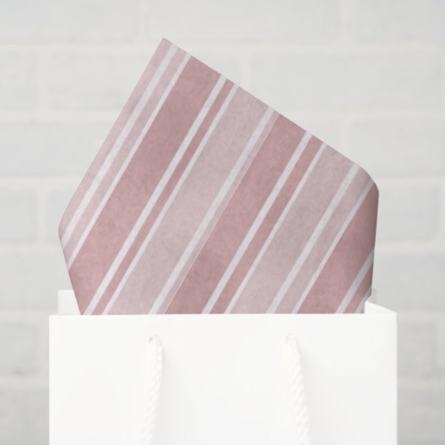 Pink Stripes Tissue Paper (Gift Bag)
