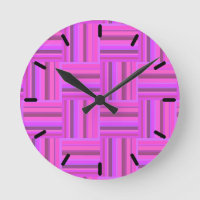 Pink stripes weave pattern