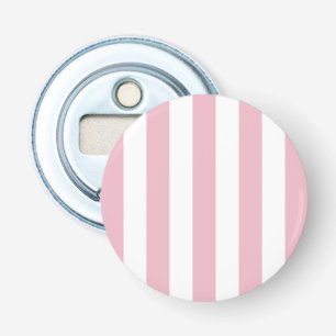 Pink Stripes, White Stripes, Striped Pattern Bottle Opener