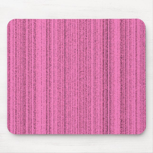 Pink Strips Mouse Mat (Front)