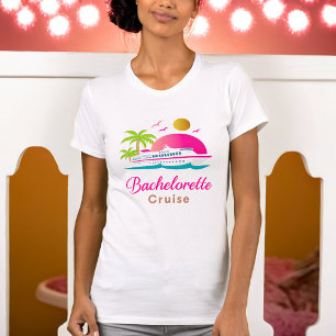 Pink  Stylish Bachelorette Party T-Shirt