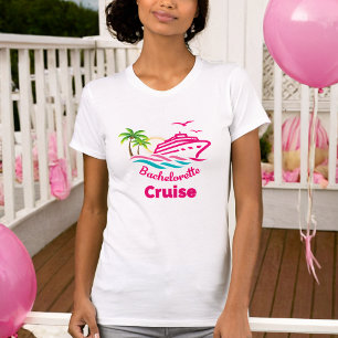 Pink Stylish Bachelorette Party T-Shirt