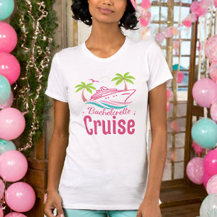 Pink  Stylish Bachelorette Party T-Shirt