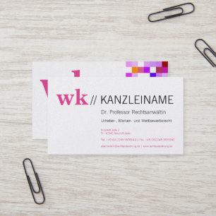 Pink Stylist Modern Business Cards