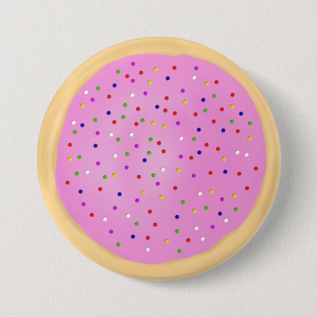 Pink Sugar Cookie 7.5 Cm Round Badge (Front)
