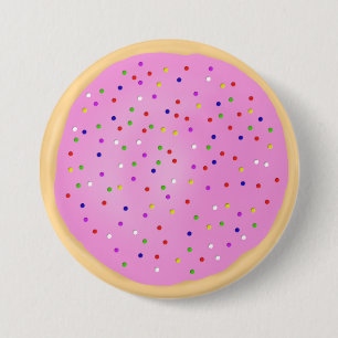 Pink Sugar Cookie 7.5 Cm Round Badge