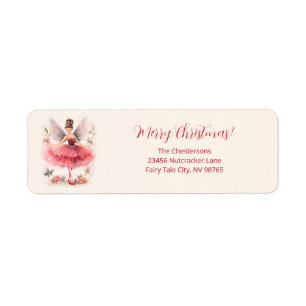 Pink Sugar Plum Fairy Vintage Christmas