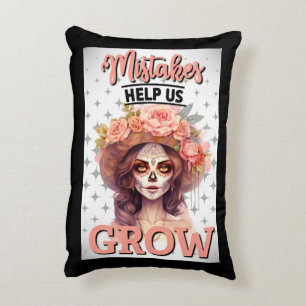 Pink Sugar Skull Delights Decorative Cushion