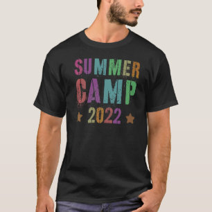 Pink Summer Camp 2022 For Friends & Mates To Sign T-Shirt