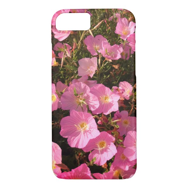 Pink Summer Flowers Photo iPhone 8/7, Barely There Case-Mate iPhone Case (Back)