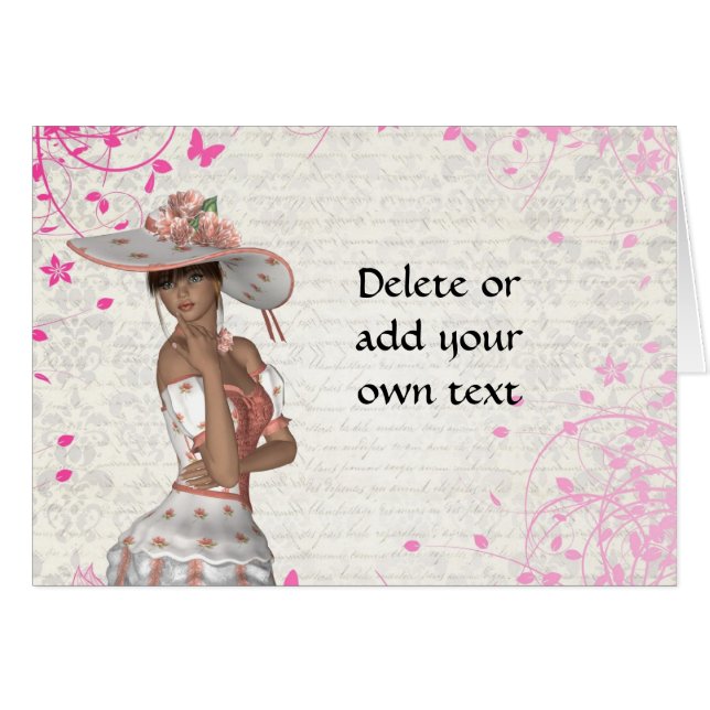 Pink summer girl (Front Horizontal)