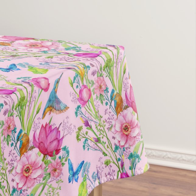 Pink Summer Tablecloth (In Situ)