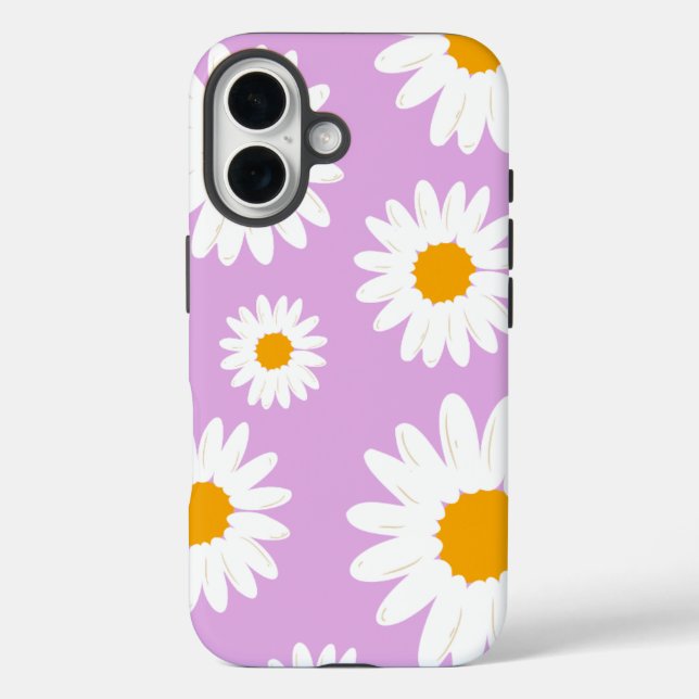 PINK SUNFLOWER AESTHETIC PHONE CASE  (Back)