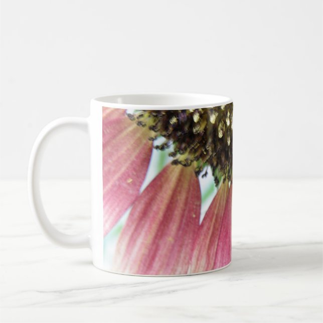 Pink Sunflower Mug (Left)