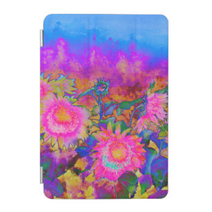 Pink Sunflowers iPad Mini Cover