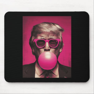 Pink Sungles Trump Bubble Gum Mouse Mat