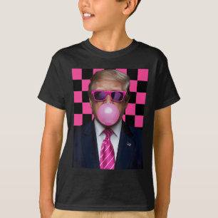 Pink Sungles Trump Bubble Gum Shirt 2024 Vote Pres