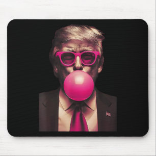 Pink Sungles Trump Bubble Gum Shirt Vote President Mouse Mat