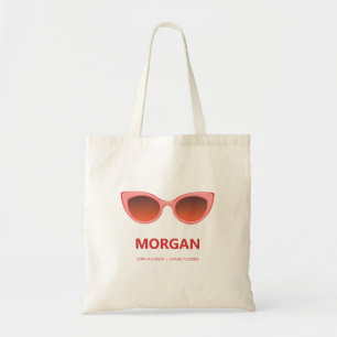 Pink Sunnies, Cat Eye Sunglasses, Bachelorette Tote Bag
