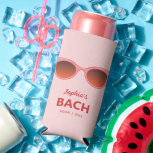 Pink Sunnies, Cat Eye Sunglasses, Feminine Shades Seltzer Can Cooler