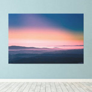 Pink Sunrise Hot Springs National Park, Arkansas Canvas Print