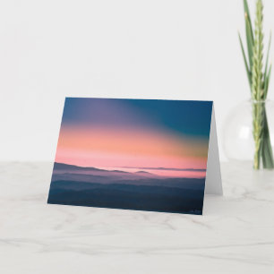Pink Sunrise Hot Springs National Park, Arkansas Card