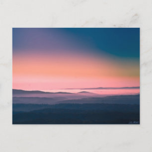 Pink Sunrise Hot Springs National Park, Arkansas Postcard