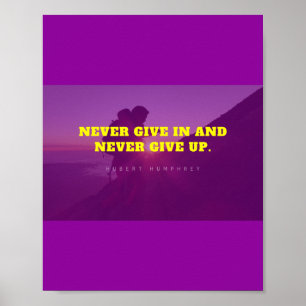 Pink Sunset Motivational Poster