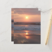 Pink Sunset Paper Sheet