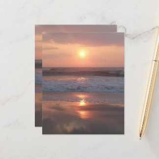 Pink Sunset Paper Sheet