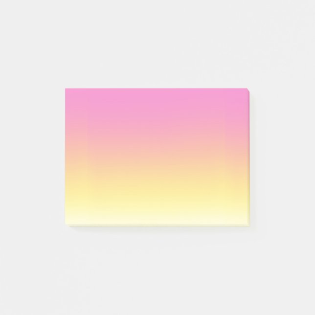 Pink Sunset Post-It Notes (Front)
