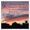 Pink Sunset Psalm 24:18 Encouragement Bible Print