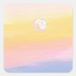 Pink Sunset Stickers