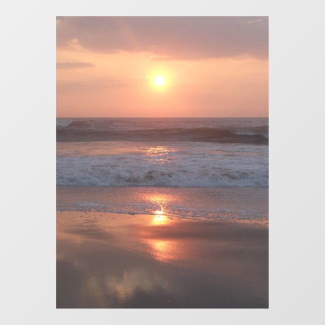 Pink Sunset window sticker (Sheet)