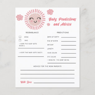 Pink Sunshine Baby Predictions and Advice