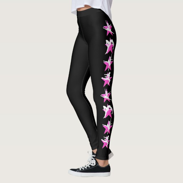 PINK SUPER STAR DANCER LEGGINGS (Left)
